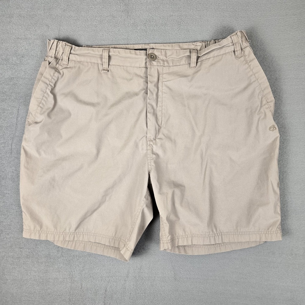 Craghoppers Shorts Mens 42 Kiwi Hiking Kakhi Stretch Pockets Outdoor Solarshield